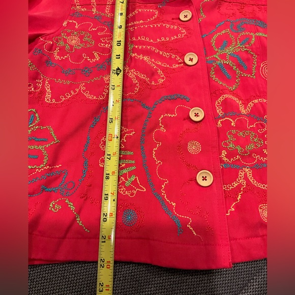 Coldwater Creek Womens Embroidered Button down Jacket - Picture 11 of 11